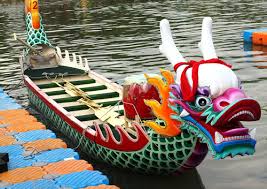 colorful dragon boat